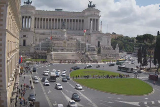 Slika pregleda web-kamere Piazza Venezia, Vittorio Emanuele Monument - Rome